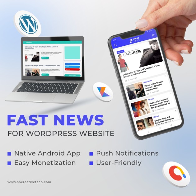 Fast News WordPress Android App