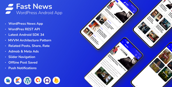Fast News – WordPress Android news App